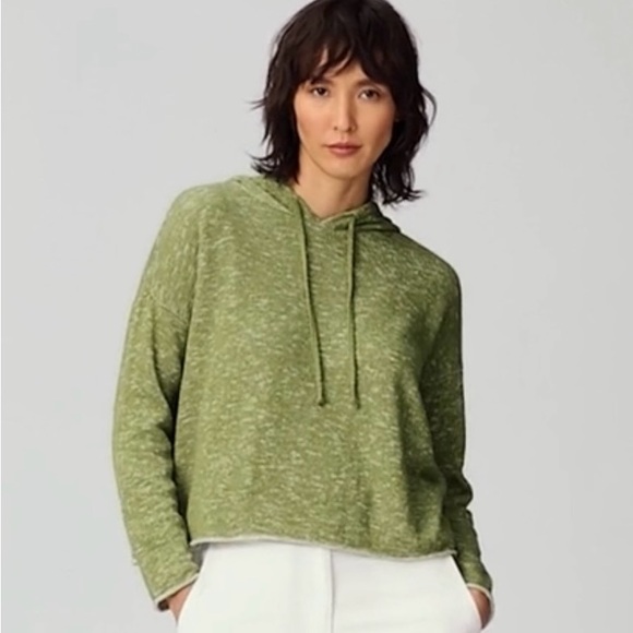 Eileen Fisher Tops - Eileen Fisher Olive Green Women's Hoodie